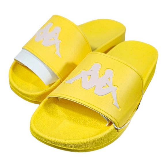Kappa Other - Kappa Authentic Adam 2 Yellow Yolk White Antique Youth SZ USA 6 SLIDES
